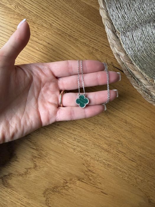 Подвеска van cleef изумруд