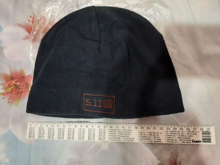 Шапка.  Осень-Весна. Флисовая шапка 5.11. Синего цвета.