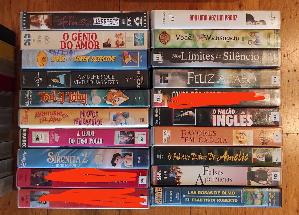 Various VHS tapes for sale — Lot 3