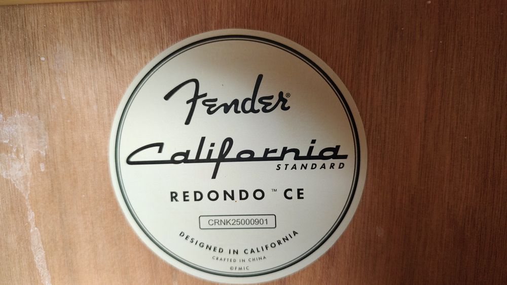 NOWA Fender California Standard Redondo CE NAT gitara elektroakustyczna CASE superwygodny instrument !!