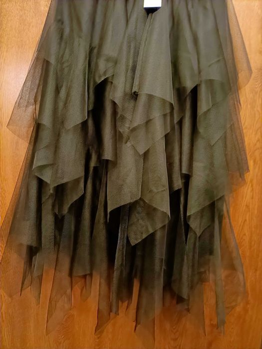 Czarna tiulowa spódnica