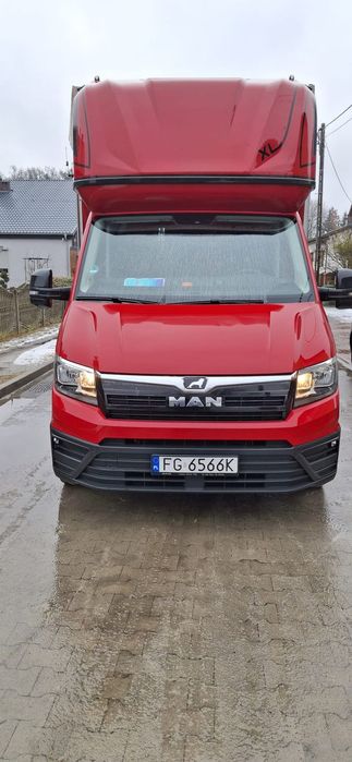 MAN TGE  MAN TGE/Crafter plandeka, firanka, 10 palet