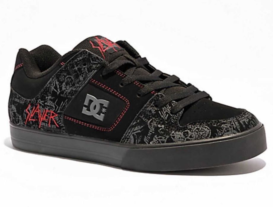 Унисекс кожаные кроссовки DC Shoes Slayer Court Graffik кросівки дс