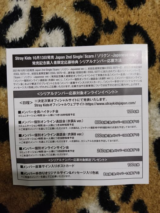Stray Kids Scars. Японська версія. 2021 рік