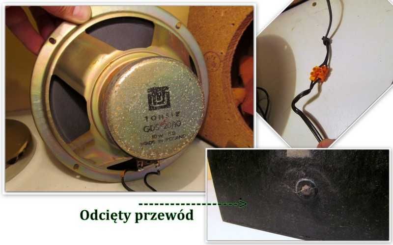 Kolumny głośnikowe UNITRA Tonsil ZG 10 ORYGINALNE LATA 70 PRL