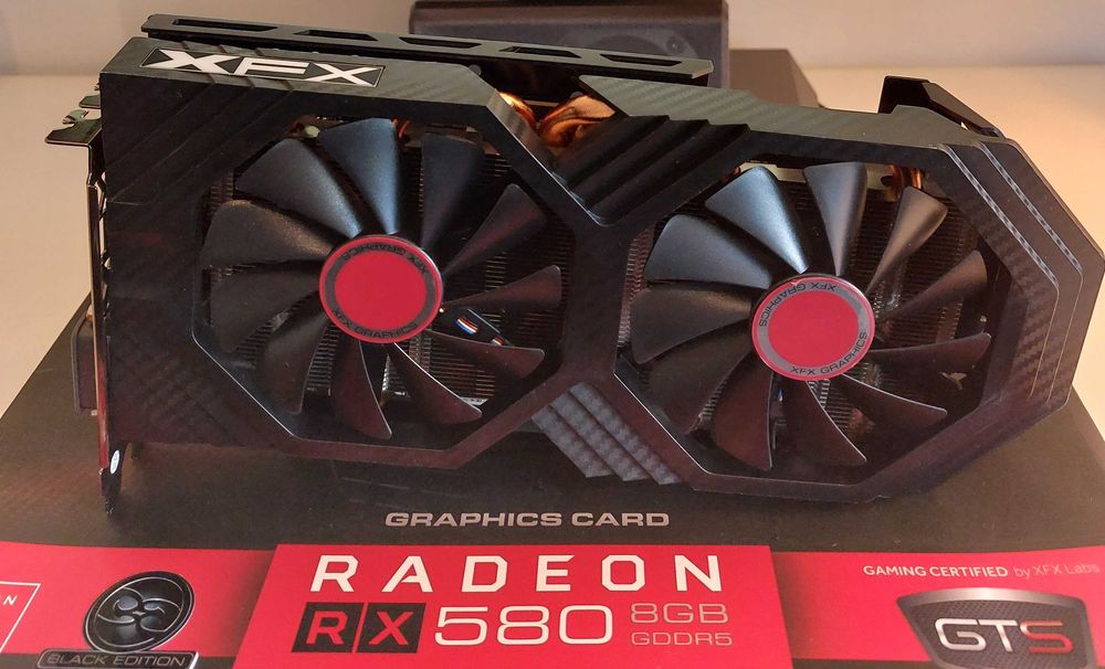 Amd XFX rx580 gts 8gb black edition xxx