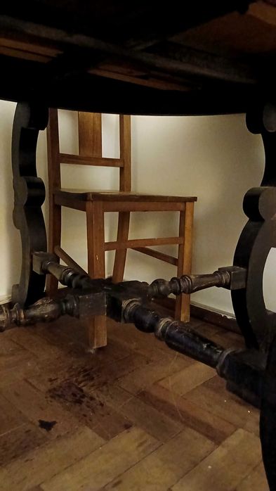 Mesa redonda madeira