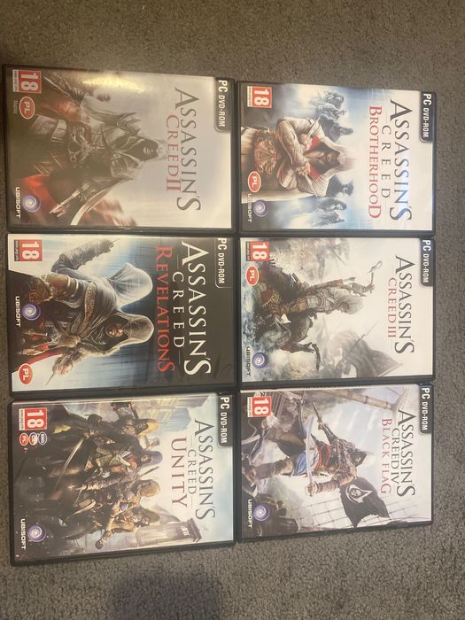 Kolekcja Assassin’s Creed PC DVD – 6 gier