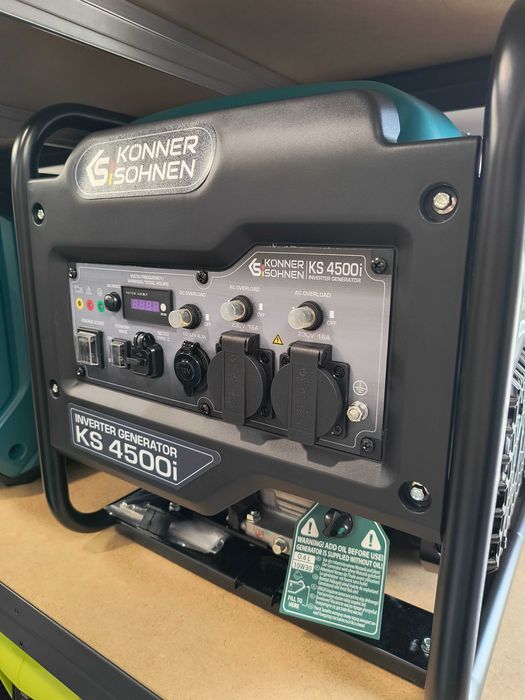 Agregat pradotwórczy k&S KS4500 i inwerter ekonomiczny bezpieczny dla elektroniki