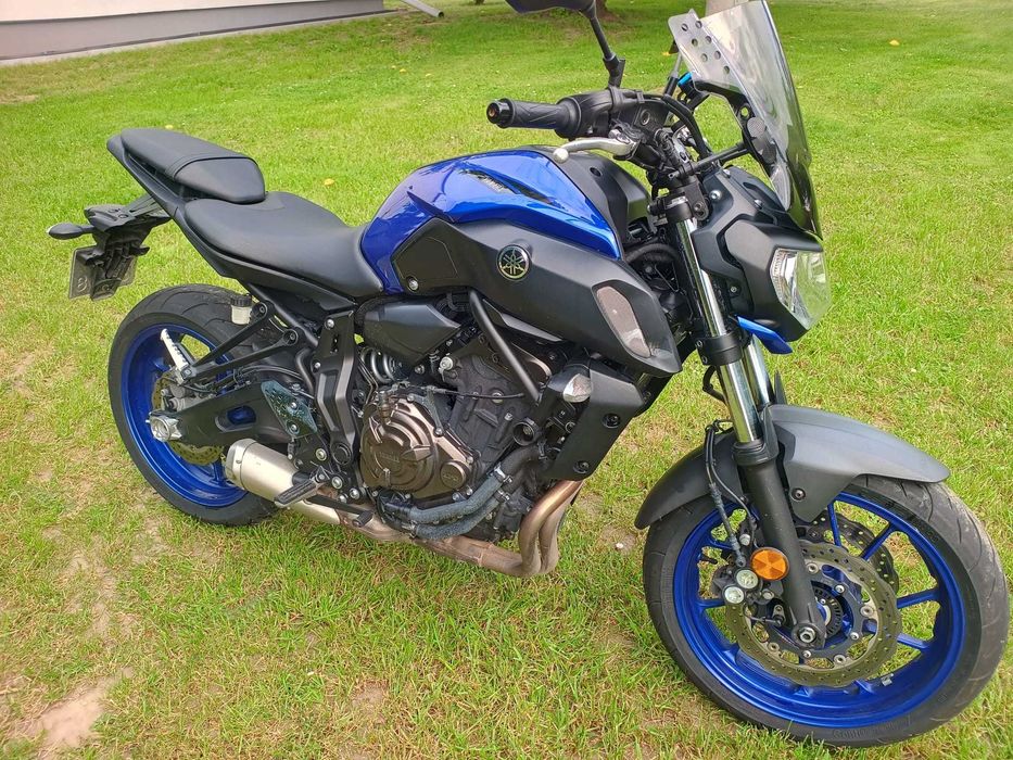 Yamaha MT-07, mt07, pełna moc, kufer, abs