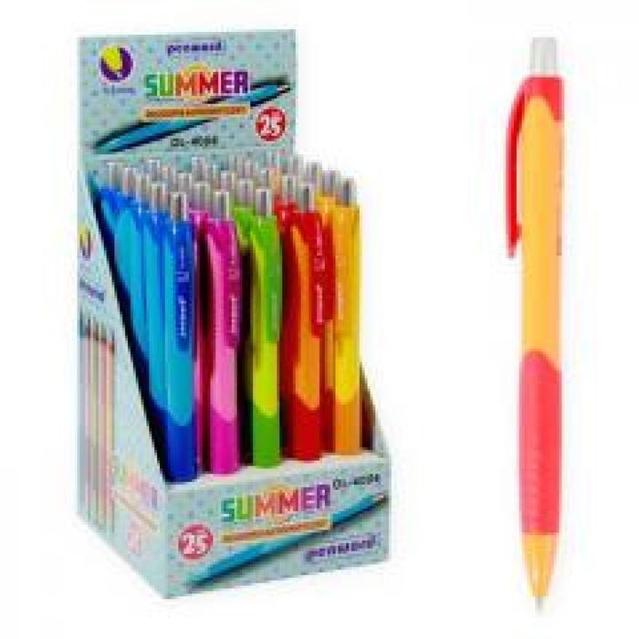 Długopis automatyczny Summer (25szt) Penword pudełko,92x92 mm