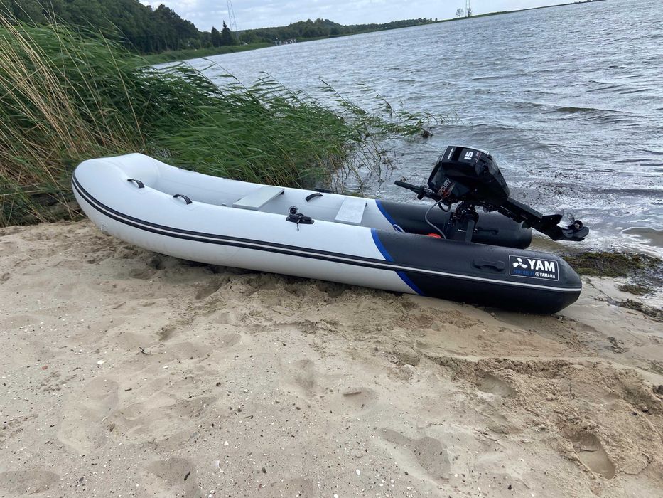 Ponton Yamaha 380s + Silnik Mercury 15KM + Przyczepka