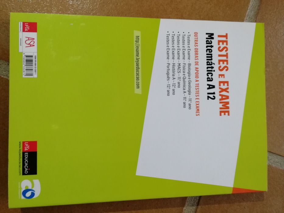 Testes e Exame Matemática A 12° ano