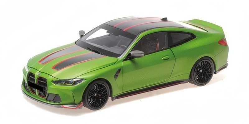 BMW M4 CSL 2023 Matt Green Metallic Minichamps 1:18
