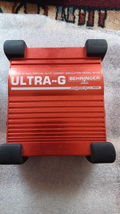 DI behringer G 100, case e gaveta rack