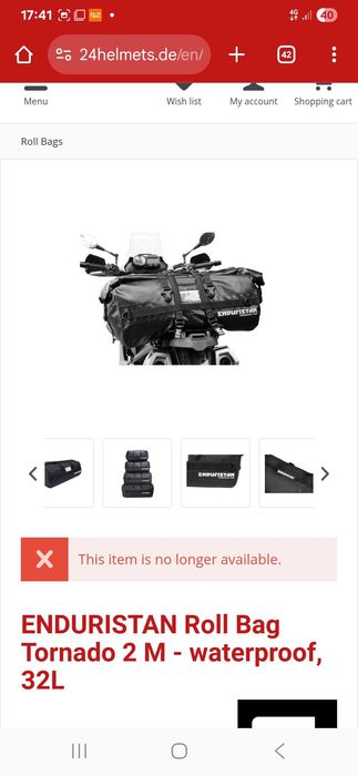 Enduristan moto travel bags