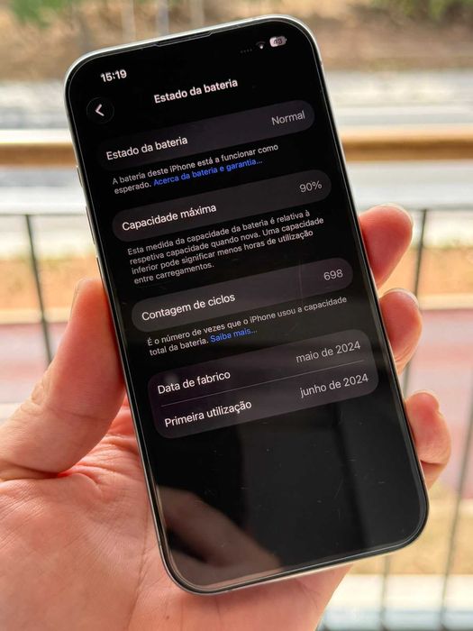 iPhone 15 Pro 128Gb como Novo (Garantia de 6 meses)