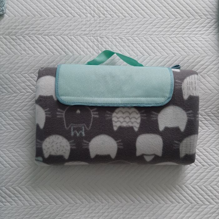 NOWY Koc plażowy, piknikowy, 150x200cm ,,Home and You"