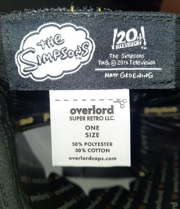 Кепка overlord з Гомером Сімпсоном
