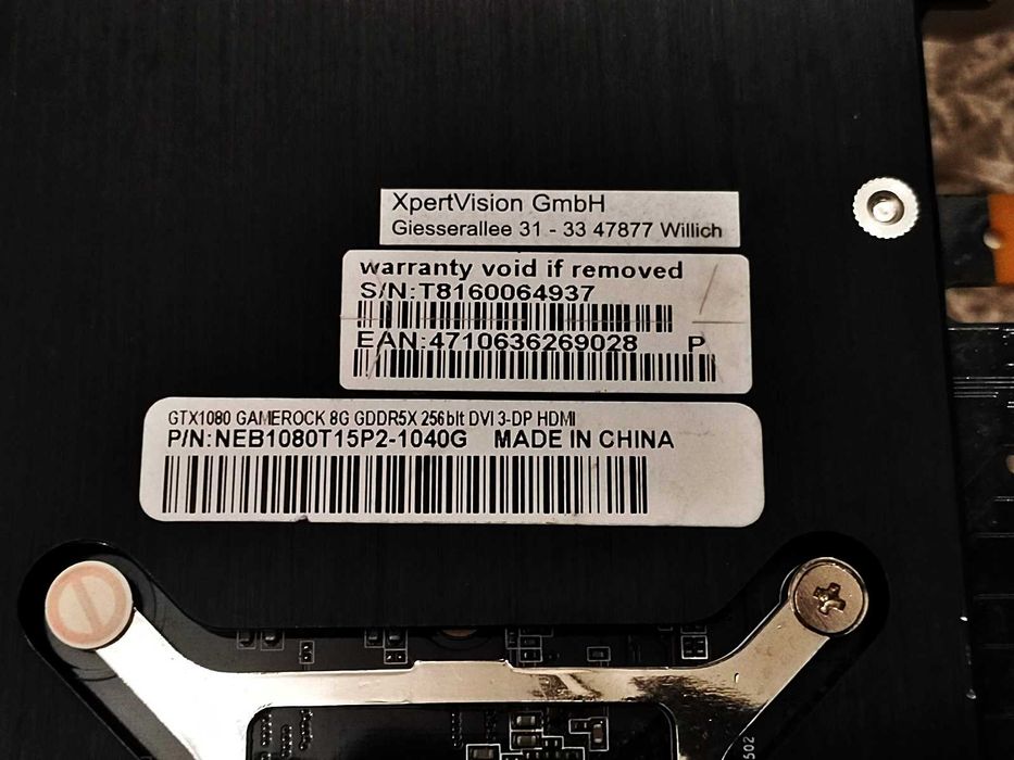 GeForce 8GB GTx 1080 - Karta graficzna