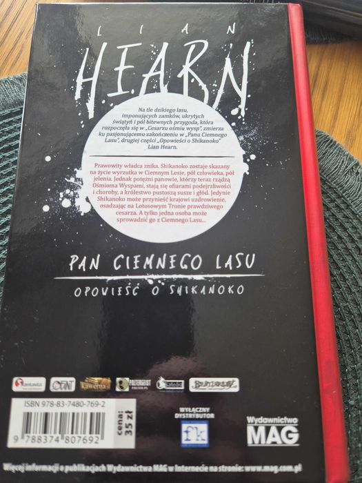 Cesarz Ośmiu Wysp + Pan Ciemnego Lasu Lian Hearn + GRATIS Spowiedź Samuraja