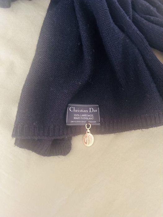 Christian Dior -Шарф палантин-100-%-шерсть- кашемир-оригинал