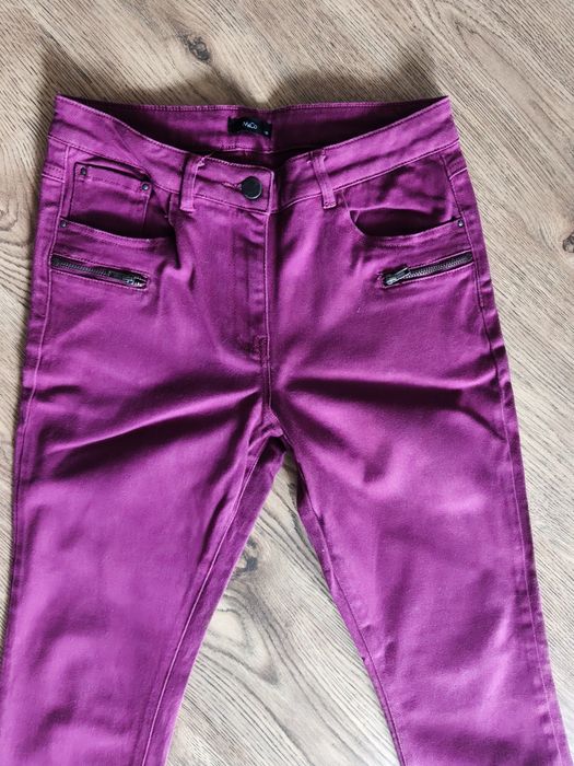 Spodnie damskie fuksja M&Co rozmiar M