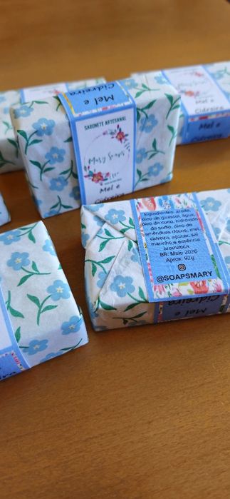 Sabonete Artesanal/Natural de Mel e Cidreira