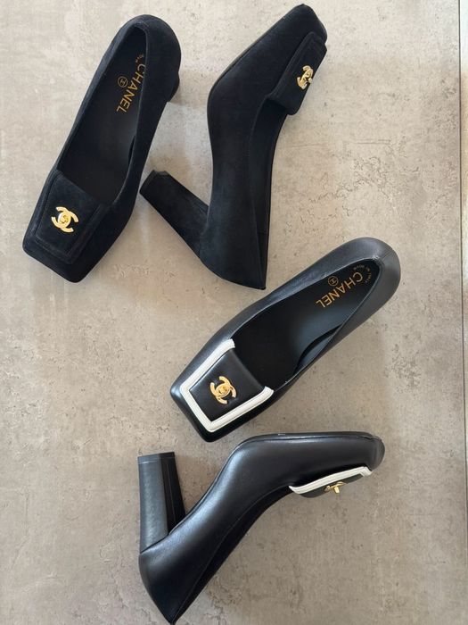 Buty na obcasie Chanel