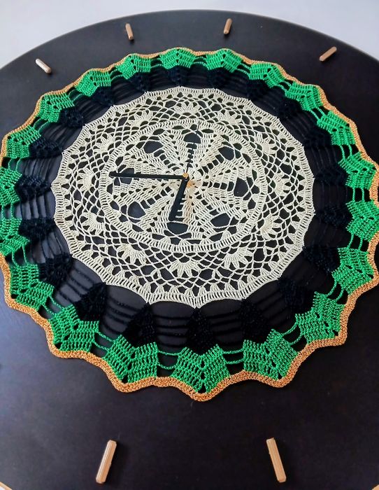 Zegar ścienny ręcznie robiony 75cm