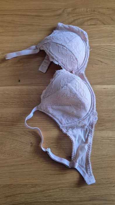 Gossard superboost lace plunge biustonosz beżowy 70F