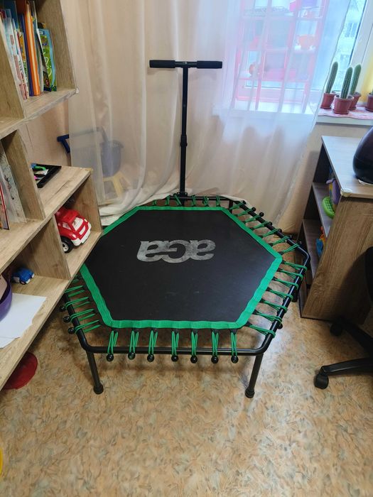 Батут для фітнесу Neosport/Польща/з ручкою 127см