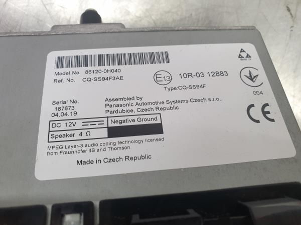 Rádio / auto-rádio CITROËN C1 II