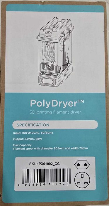 Secador Filamento POLYMAKER