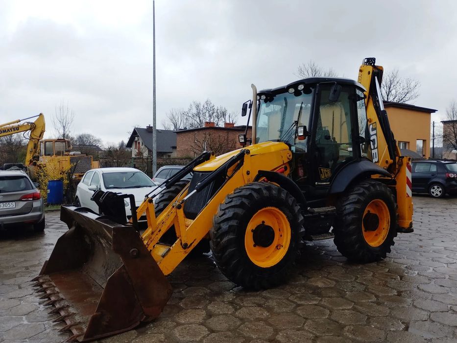 JCB 4CX  Koparko-ładowarka JCB 4CX na równych kołach! Pierwszy właściciel!