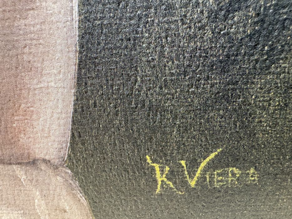 Excelente imagem do retrato de Papa João Paulo II da aguarela R. Viera