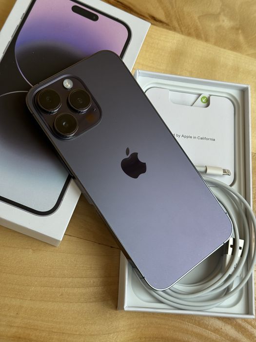 iPhone 14 pro max deep purple 128gb