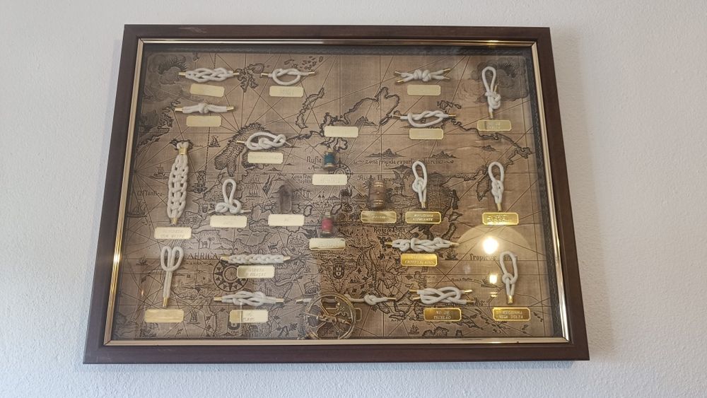 Lote 6 peças decoração náutica
