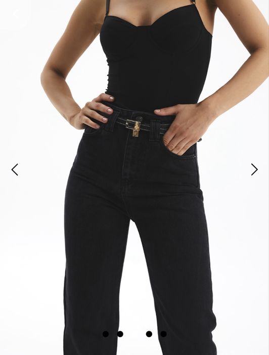 Джинси прямі чорні