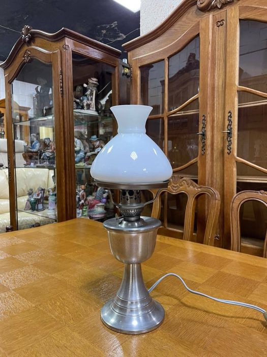 Настільна лампа нержавіюча сталь 6276