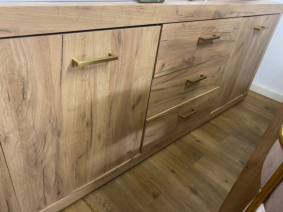 Sala completa cor Carvalho - possibilidade de venda em separado