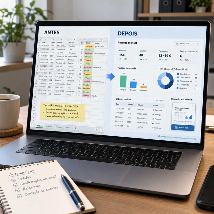 Automatização de Excel, Emails e Relatórios para Empresas