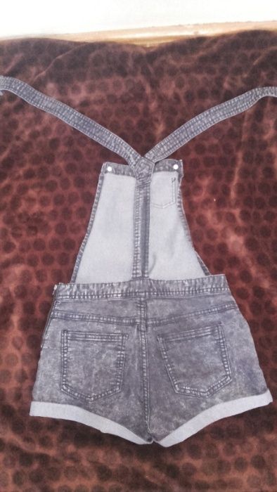 Ogrodniczki, spodenki jeansowe h&m STAN IDEALNY!!!