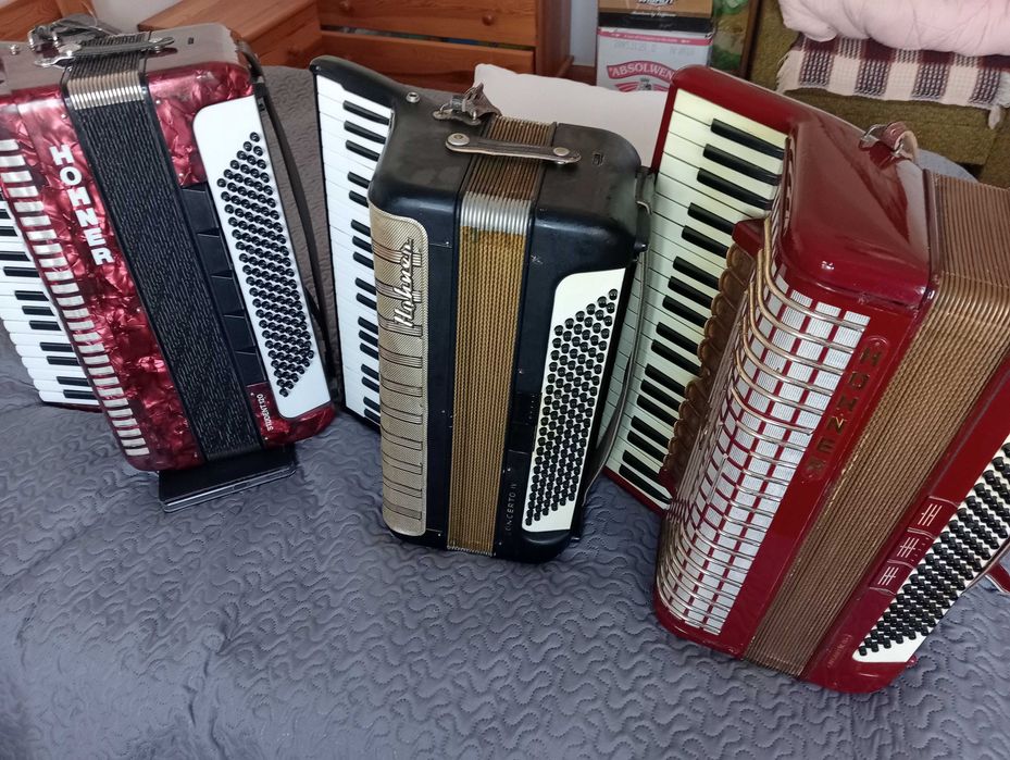 Sprzedam akordeon 120 bas: Hohner Student.