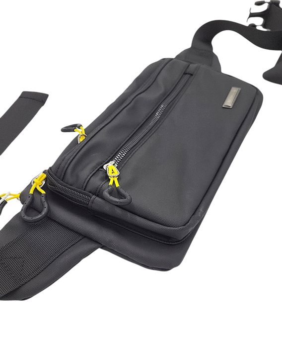 Saszetka męska nerka biodrówka czarna CAVALLI