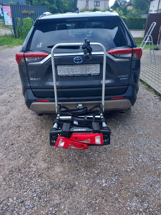 Bagażnik rowerowy na hak, platforma rowerowa - aż 72 kg nośności. Doskonały do przewożenia rowerów elektrycznych, karbonowych..
