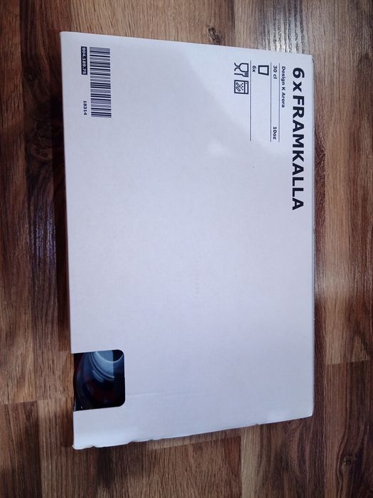 Szklanki Ikea Framkalla 6 sztuk Nowe