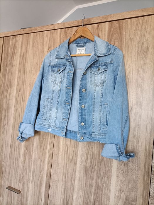 Kurtka przejściowa jeansowa dżinsowa denim S 36 Stradivarius