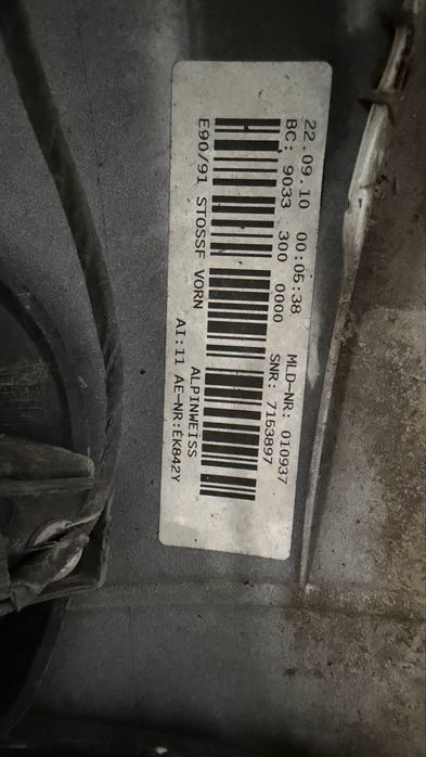 Para choques originais BMW E90 E91 LCI