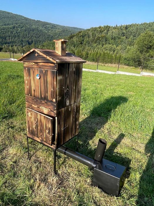 Wędzarnia Drewniana Duża Ogrodowa Domowa Produkcja POL Dostawa Książka